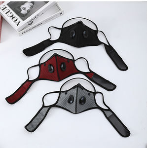 <span class=keywords><strong>Masque</strong></span> de protection respirant réutilisable anti-poussière avec filtre à air pour le vélo de montagne - Product Image 3