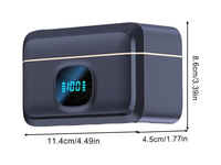 Microphone-Cravate Sans Fil Q8 avec Clip, Mini Micro Portable pour Enregistrement Audio Vidéo sur iPhone et Android, Recharge en Direct