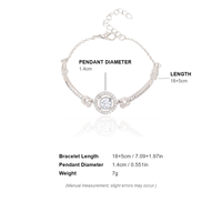 Bracelet de luxe en chaîne à maillons orné de strass en cristal, plaqué or, en alliage, bijoux étincelants pour femme, cadeau, vente en gros