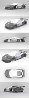 Kit carrosserie large style KXY LB pour Ferrari 458 Pare-chocs avant et arrière Capot Aile Spoiler arrière Aile Kit de conversion de carrosserie