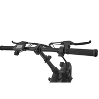 Trottinette électrique tout-terrain à gros pneus 500W 48V avec moteur intégré, nouveau design, longue autonomie, intelligente, livraison rapide