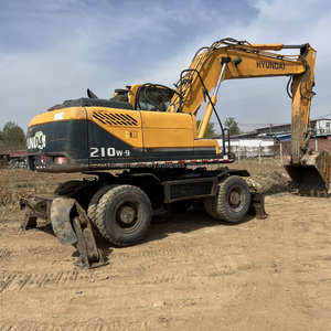 Excavadora de ruedas Hyundai de 21 toneladas fabricada en Corea en buenas condiciones 210W-9/210W-7/210W motor usado como componente central - Product Image 1
