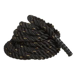 Tùy Chỉnh Logo Tập Thể Dục Workout Strength Đào Tạo Undulation 1.5 "30ft Poly Dacron Battle Rope - Product Image 1