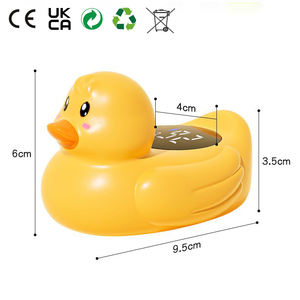 Abs gomma forma di anatra neonato vasca da bagno galleggiante acqua calda bambino sensore termometro con 2 colori Lcd - Product Image 3