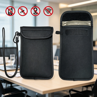 Pochette de protection anti-espionnage pour la protection de la vie privée contre les signaux GPS, WiFi et RF, pour conférences, anti-pistage, blocage des signaux, étui pour téléphone, sac de protection Faraday