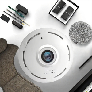 Caméra IP de sécurité <span class=keywords><strong>V380</strong></span> Pro sans fil WiFi, caméra panoramique à 360 degrés pour plafond intérieur, caméra fisheye, mini caméra - Product Image 3
