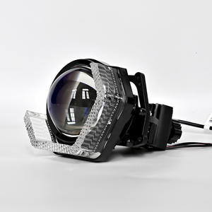 เลนส์ไฟหน้ารถยนต์อะคริลิ<span class=keywords><strong>ค</strong></span> HONGLILAI I8-V30 พร้อมไฟวงแหวนแบบ LED  ไฟเลี้ยวแบบไหลสี  ไฟเดย์ไลท์ - Product Image 3