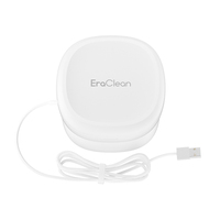 Nettoyeur à ultrasons haute fréquence 105 kHz pour lentilles de contact Ortho-K, machine de nettoyage avec charge magnétique 800 mAh et lumière UVC