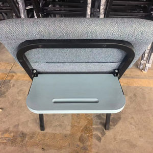 Silla de auditorio plegable actual con asientos de Teatro de tela de escritorio adjuntos para iglesias, escuelas - Product Image 1
