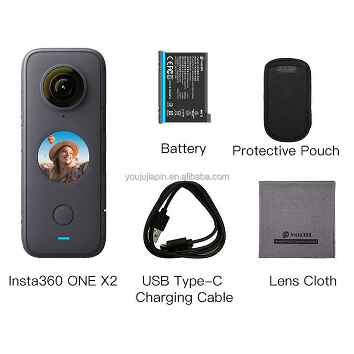 Insta360 ONE X2 - Panoramic Video Action Camera with Flowstate 