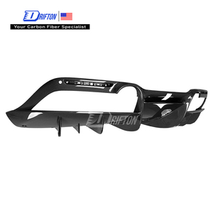 Difusor trasero de fibra de carbono seco estilo F8 OE para Ferrari F8 Tributo Spider 2019-2022 - Product Image 1