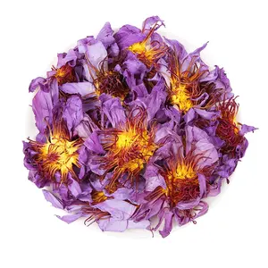 Venta al por mayor Premium Organic Blue Lotus Flower Bulk Té de flores secas naturales