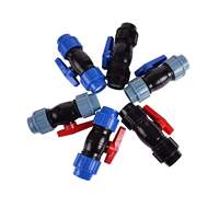 Raccords à compression à double extrémité en ABS PP de 1/2 pouce à 4 pouces pour système d'irrigation goutte à goutte