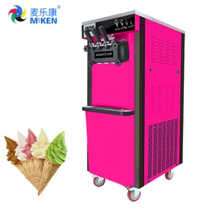 MK-618C Economic Commercial Ice Cream Machine Mixed Flavor Manufacturers Three Top 2+1 Stainless Steel 201 New Product 2020 18L