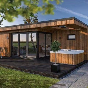 <span class=keywords><strong>Stufa</strong></span> Elettrica Multifunzionale per Sauna <span class=keywords><strong>a</strong></span> Vapore Secco da Esterno, Moderna, per 2 Persone, in Legno di Hemlock, per Villa, Ampia Stanza Relax - Product Image 1