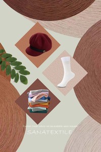 Chất lượng cao 100% polyester thân thiện với môi nguyên sợi 32S/21S vòng quay tái chế nhuộm cho vớ đan may & dệt - Product Image 4