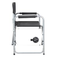 Chaise de camping pliable portable double pour la plage et le camping avec table latérale et porte-gobelet
