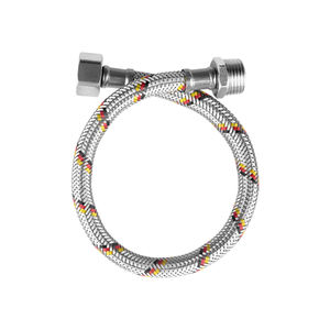 도매 가격 확장 theStainless 스틸 와이어 꼰 유연한 금속 호스 니트 욕실 유연한 호스 PVC/PEX 내부 튜브 - Product Image 4