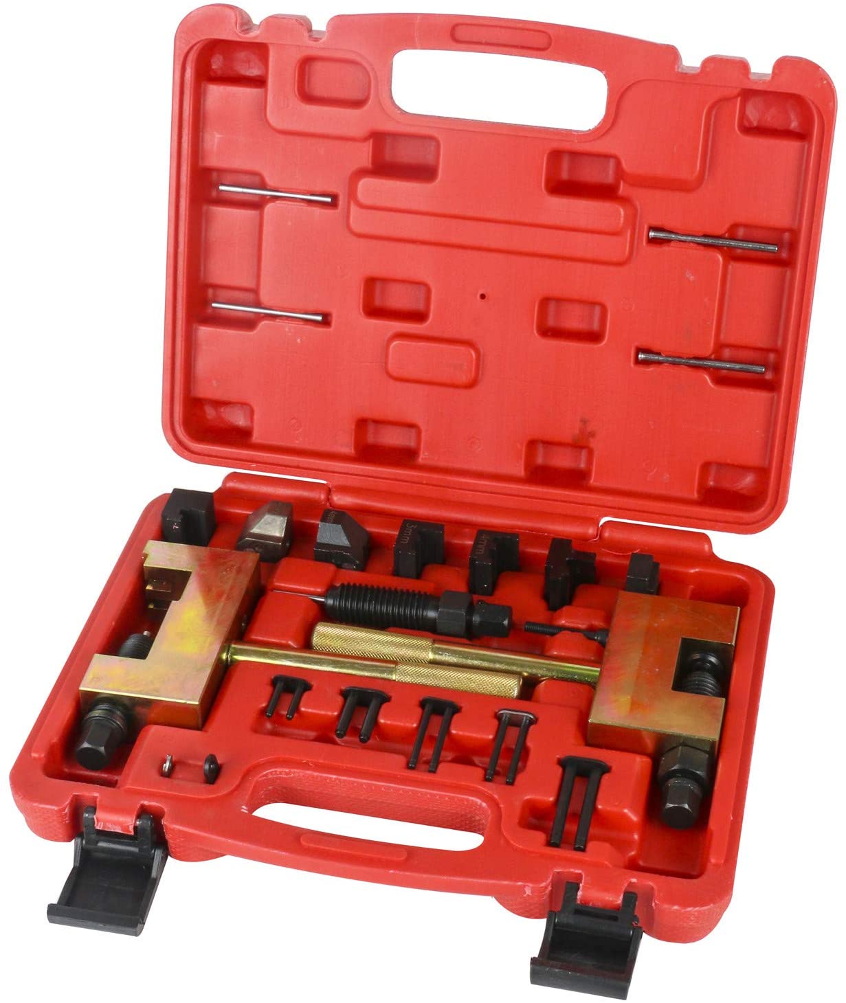发动机正时链条拆卸安装工具套件,双凸轮轴拆装机铆接工具兼容m271 m