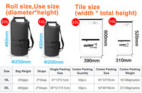 10L Kayak Randonnée Sacs Régulier Personnalisé Sac À Dos Étanche Sport Plage Sac Sec Sac Avec Fermeture Éclair Camping En Plein Air Sacs À Dos