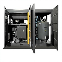Compresseur d'air rotatif à vis AIRHORSE série AK 4 en 1 PM VSD avec réservoir d'air de 300 L et sécheur frigorifique certifié ASME