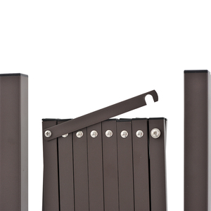 Barriera espandibile in alluminio pieghevole barricata di traffico in costruzione ampliamento della barriera di sicurezza con angolo - Product Image 5