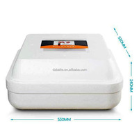 Incubateur d'œufs en mousse 70 pièces, double alimentation 12V/220V, couveuse entièrement automatique pour poulets, canards, oies, cailles