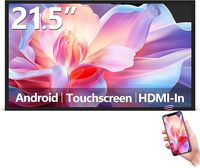 New 21.5" Capacitive Touchscreen Industrial Monitor Indoor Digital Signage Advertising Display Reverse Control Laptop 3-Year