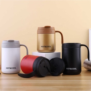 Mug à café en acier inoxydable de 350 ml avec poignée, conservation de la chaleur, revêtement par électrolyse, <span class=keywords><strong>isolation</strong></span> sous vide pendant plus de 12 heures - Product Image 5