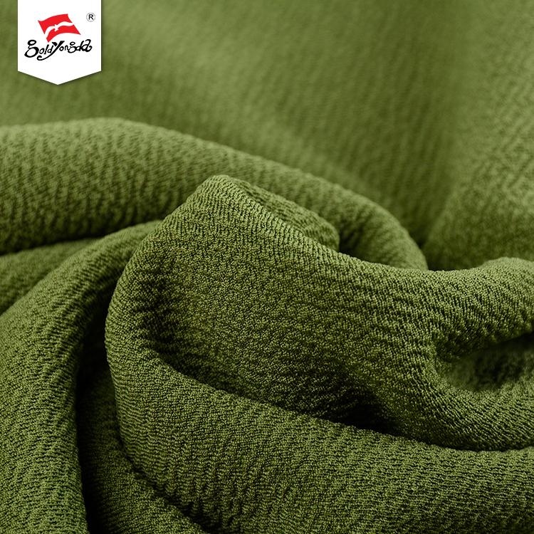 Износостойкая и Пыленепроницаемая теплая 100% полиэфирная сетчатая трикотажная креповая ткань для подводного плавания