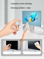 Kit de nettoyage de clavier 7 en 1 Ordinateur Poussière Téléphone portable Poussière Brosse douce de nettoyage Outil de nettoyage multifonctionnel