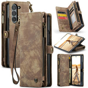 CaseMe Business Leather Phone Case for Samsung Z Fold 6 Muti-<strong>Cards</strong> <strong>Holder</strong> Flip Wallet <strong>Women</strong> Men Cover for Samsung Z Fold 6 5 4 - Product Image 1