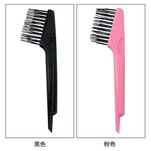 Juego de cepillos de limpieza con mango de plástico y alambre de acero, herramientas multifuncionales para el cuidado personal, para limpieza del cabello y maquillaje - Product Image 3
