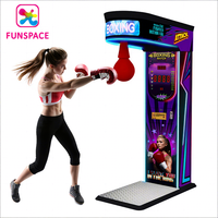Arcade d'amusement de rue poinçonnant la machine ultime de jeu de boxe de gros poinçon actionnée par pièce extérieure