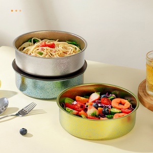 Contenants alimentaires hermétiques en titane pur, carrés, 450 ml, bactériostatiques, colorés, motif fleur <span class=keywords><strong>de</strong></span> glace, étanches, compatibles lave-vaisselle - Product Image 3