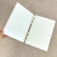 Carnets personnalisés format A5 avec couverture par sublimation, 50 pages vierges pour journal intime