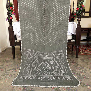 Diseñador indio hermoso Color caliente Satin Crush Party Wear Saree con blusa de trabajo de secuencia para boda y fiesta para mujer - Product Image 2