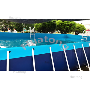 Chuyên Nghiệp Cấp 0.99Mm PVC Khung Bơm Hơi Hồ Bơi Khung Bơm Hơi Hồ Bơi Lớn Khung Vui Chơi Giải Trí Công Viên Nước Hồ Bơi - Product Image 5