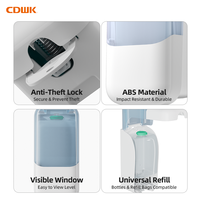 Distributeurs de savon liquide manuels OEM CDWK, distributeur de savon mousse mural, distributeur de savon en spray pour le lavage des mains, pour salle de bain d'hôtel