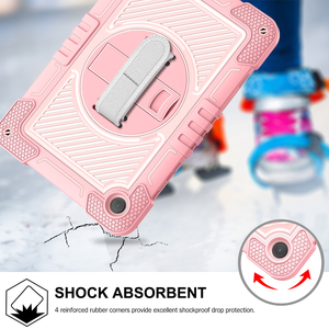 เคสแท็บเล็ตมีสายคล้องมือหมุนได้360 ° พร้อมขาตั้งและสายคล้องไหล่สำหรับ Samsung <span class=keywords><strong>Galaxy</strong></span> <span class=keywords><strong>Tab</strong></span> A9 + / S11 / S10 / <span class=keywords><strong>S7</strong></span> FE 11นิ้ว - Product Image 3