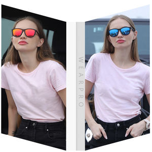 Yüksek Kaliteli Yaşam Tarzı Koşu Güneş Gözlükleri Çevre Dostu PC Çerçeveli Erkek Kadın Logolu Özel UV400 Polarize Güneş Gözlükleri - Product Image 3