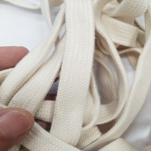 Vente en gros de corde d'emballage en macramé 100% <span class=keywords><strong>coton</strong></span> de couleur naturelle tissée tressée de <span class=keywords><strong>5mm</strong></span> pour sacs vêtements chaussures textiles de maison - Product Image 2