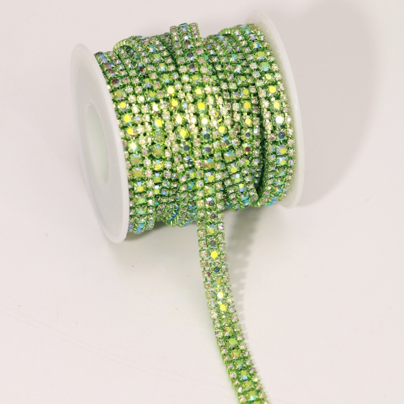 04 Base Verde Claro + Pedrería Colorida 8mm