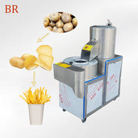 Machine électrique automatique de découpe de pommes de terre, lavage et trancher les pommes de terre, w