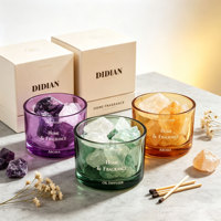 Diffuseur d'air pour la maison, candelabre d'aromathérapie, pierre de cristal naturelle, décoration pour la maison pour la Saint-Valentin