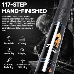 SaiDi Future Chess Series – Queue de billard américaine de haute qualité, en fibre de carbone, avec joint radial, 19 oz, 147 cm, pour le snooker et le billard (Kni) - Product Image 6