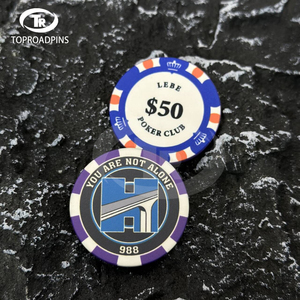 2023 Chất Lượng Cao Gốm Abs Đất Sét Poker Chip 14G Trọng Lượng Mô Hình <span class=keywords><strong>Monte</strong></span> <span class=keywords><strong>Carlo</strong></span> Cá Nhân Logo Trò Chơi Quảng Cáo Bán Buôn - Product Image 5