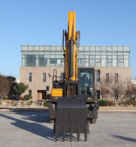 XE210WGA Excavatrice sur pneus de 21 tonnes Fonctionnement fiable Projets de construction urbaine - Product Image 5