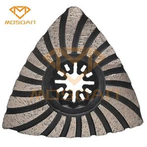 <span class=keywords><strong>Dischi</strong></span> Abrasivi Triangolari Turbo per Utensile Multifunzione Oscillante Star Lock Fein per Bordi in Calcestruzzo - Product Image 2