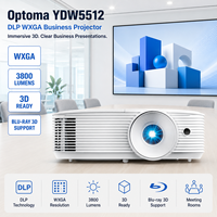 Proyector Empresarial Optoma YDW5512 DLP WXGA de 3800 Lúmenes para Oficinas, con Tecnología 3D y Diseño Ligero